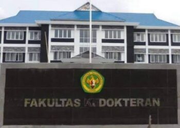 Gedung perkuliahan Fakultas Kedokteran UPR di Jalan Hendrik Timang kota Palangka Raya. (MASAPNEWS/HY)
