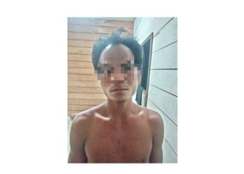 AR (28), pria asal Kecamatan Rungan yang diduga menyetubuhi anak di bawah umur diamankan polisi. (Foto : Polres Gumas)