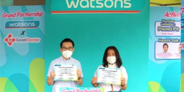 Watsons Indonesia-Good Doctor bermitra naikkan akses produk kesehatan (MASAPNEWS/ANT/HO)