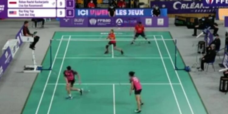 Rehan/Lisa melawan ganda campuran Malaysia di Orleans Masters 2022-webcapture (1)