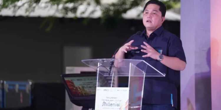Menteri BUMN Erick Thohir. (MASAPNEWS/ANT/HO-Kementerian BUMN)