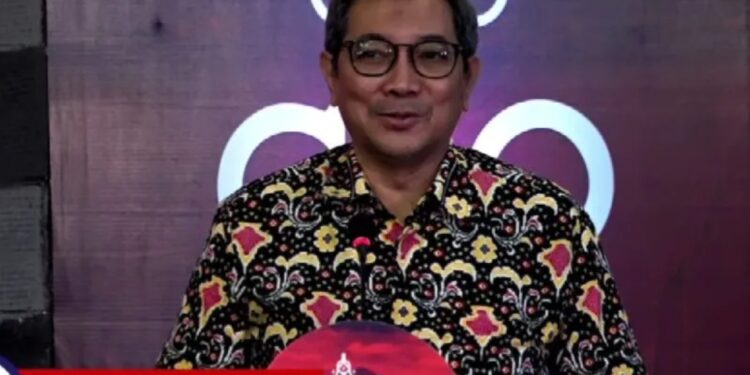 Tangkapan layar Staf Ahli Menteri ESDM Bidang Perencanaan Strategis, Yudo Dwinanda dalam webinar "Langkah Maju Energi Terbarukan Indonesia" pada Jumat (22/4/2022). (MASAPNEWS/ANT)