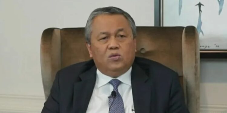 Gubernur Bank Indonesia (BI) Perry Warjiyo dalam Side Event G20, High Level Discussion yang dipantau secara daring di Jakarta, Jumat (22/4/2022). (MASAPNEWS/ANT)