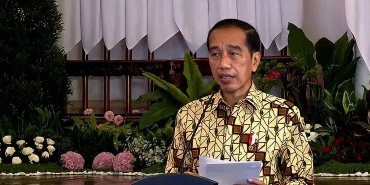 Tangkapan layar - Presiden Joko Widodo (Jokowi) membuka Musyawarah Perencanaan Pembangunan Nasional tahun 2022 di Istana Negara Jakarta, Kamis (28/4/2022). (MASAPNEWS/ANT/Youtube Sekretariat Presiden)