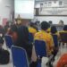 Sekda Gumas Yansiterson saat menyampaikan sambutan Bupati Jaya S Monong pada acara FPK2PA di aula Bappedalitbang setempat, Kamis (21/4/2022). (MASAPNEWS/HY)