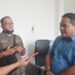 Anggota DPRD Kabupaten Gumas, Untung Jaya Bangas (kanan) memberi keterangan kepada awak media di Kuala Kurun, Selasa (10/5/2022). (MASAPNEWS/GCM)