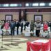 Gubernur Kalimantan Tengah Sugianto Sabran melantik Penjabat Bupati Kotawaringin Barat Anang Dirjo dan Penjabat Bupati Barito Selatan Lisda Arriyana di Aula Jayang Tingang, Palangka Raya, Minggu. (ANT)