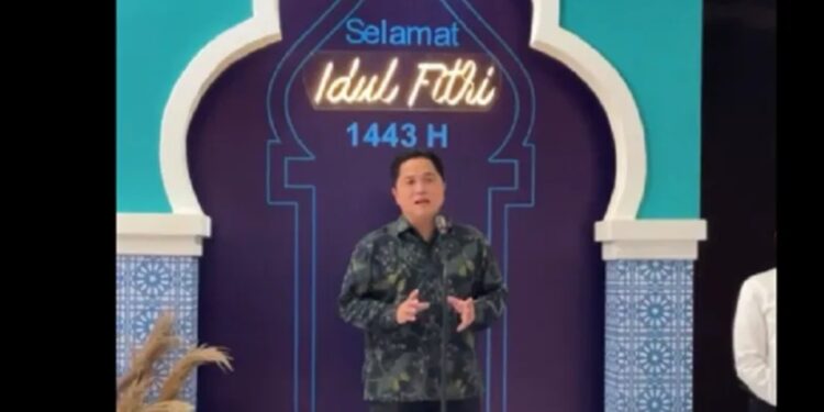 Tangkapan layar - Menteri BUMN Erick Thohir. (MASAPNEWS/ANT/Instagram @erickthohir)