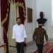 Tangkapan layar Presiden Joko Widodo dan Wapres Ma'ruf Amin di Istana Merdeka, Jakarta, Senin (9/5/2022). (MASAPNEWS/ANT)