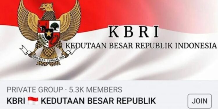 Pemalsuan akun FB KBRI Kuala Lumpur. (MASAPNEWS/ANT/Ho-KBRI)