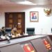 Kepala Staf Kepresidenan Moeldoko menerima Majelis Adat Kerajaan Nusantara (MAKN) di Gedung Bina Graha, Jakarta, Selasa (10/5/2022). (MASAPNEWS/ANT/HO-Kantor Staf Presiden)