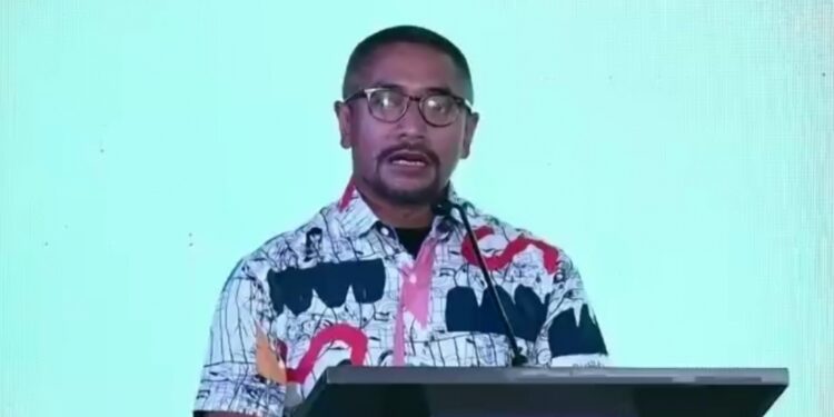 Tangkapan layar Ketua Umum AFPI Adrian Gunadi dalam acara hibrid Peluncuran Logo Baru AFPI, Jumat (10/12/2021). (MASAPNEWS/ANT)