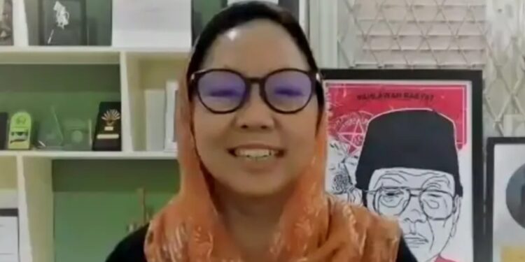 Tangkapan layar V20 2022 Co-Sherpa Alissa Wahid dalam konferensi pers daring, Kamis (12/5/2022). (MASAPNEWS/ANT)