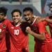 Pesepak bola Timnas Indonesia Egy Maulana Vikri (kedua kiri) bersama rekan-rekannya berselebrasi usai mencetak gol ke gawang Timnas Timor Leste dalam laga lanjutan Grup A Sepak Bola SEA Games 2021 Vietnam di Stadion Viet Tri, Phu Tho, Vietnam, Selasa (10/5/2022). (MASAPNEWS/ANT)