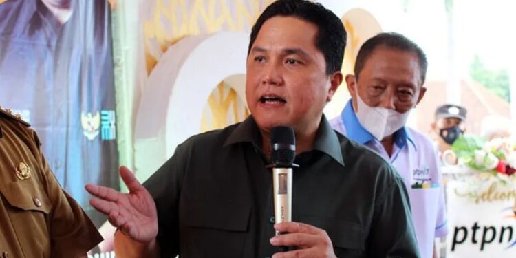 Menteri BUMN Erick Thohir. (MASAPNEWS/ANT)