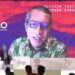 Tangkapan layar - Co-Sherpa G20 Indonesia Dian Triansyah Djani berbicara dalam diskusi panel Y20 “Diversity and Inclusion in the G20—Opportunities for Policy Reform” yang berlangsung secara hibrida dari Manokwari, Papua Barat, Sabtu (18/6/2022). (MASAPNEWS/ANT)