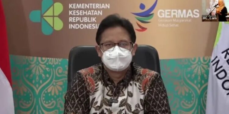 Tangkapan layar Menteri Kesehatan Budi Gunadi Sadikin saat menyampaikan pidato dalam HUT Ke-71 Ikatan Bidan Indonesia (IBI) secara virtual yang diikuti dari YouTube di Jakarta, Jumat (24/6/2022). (MASAPNEWS/ANT)