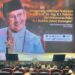 Menteri Keuangan Sri Mulyani saat menyampaikan kenangannya dengan Presiden BJ Habibie di acara Mengenang 1.000 hari wafatnya BJ Habibie yang diadakan di Gedung Perpustakaan Nasional (PERPUSNAS) Jakarta, Sabtu. (MASAPNEWS/ANT)