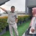 Direktur Strategi Bisnis & Portofolio PT Len Industri (Persero) Linus Andor M Sijabat menjelaskan tentang PLTS kepada wartawan, di Kantor PT Surya Energi Indotama (PT SEI) Jalan Soekarno Hatta Kota Bandung, Jawa Barat, Jumat (24/6/2022). (MASAPNEWS/ANT)