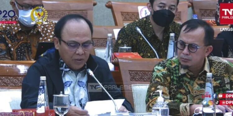 Tangkapan layar PT Jasa Marga (Persero) Subakti Syukur dalam RDP bersama Komisi VI DPR RI, Senin (27/6/2022). (MASAPNEWS/ANT)