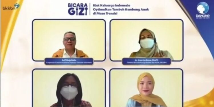 Tangkapan layar - Webinar "Kiat Keluarga Indonesia Optimalkan Tumbuh Kembang Anak di Masa Transisi" pada Selasa, (28/6/2022) (MASAPNEWS/ANT)