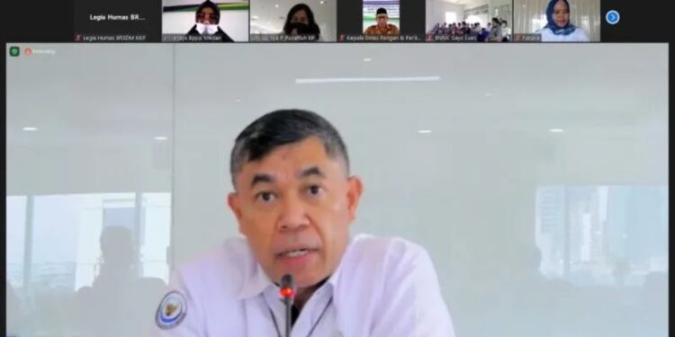 Kepala Badan Riset dan SDM Kelautan dan Perikanan (BRSDM) KKP I Nyoman Radiarta. (MASAPNEWS/ANT/HO-KKP)