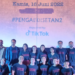 Para pembuat dan pemain film "Pengabdi Setan 2: The Communion" (2022) dalam jumpa pers perilisan trailer "Pengabdi Setan 2: The Communion" di Kuningan, Jakarta Selatan, Kamis (16/6/2022). (ANT)