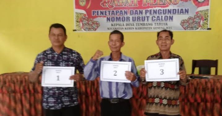 Para calon kades peserta Pilkades Tumbang Tariak 2022. (IST)