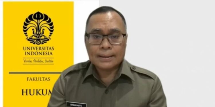 Tangkapan layar Pakar Hukum Internasional dari Universitas Indonesia (UI) Hikmahanto Juwana. (MASAPNEWS/ANT)