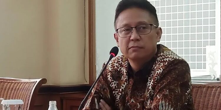 Menteri Kesehatan Budi Gunadi Sadikin saat menyampaikan keterangan pers di Gedung Kemenkes RI, Jakarta Selatan, Rabu (29/6/2022). (MASAPNEWS/ANT)