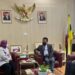 Kementerian Koperasi dan UKM saat menemui Duta Besar Indonesia untuk Brunei Darussalam, Sujatmiko (kanan, masker hitam) di Bandar Seri Begawan, Brunei Darussalam, Rabu (6/7/2022). (MASAPNEWS/ANT/HO-KemenkopUKM)