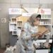 Wakil Direktur Utama BNI Adi Sulistyowati tengah berbelanja sambil meninjau UMKM Binaan BNI pada Bazar Spesial HUT BNI dengan tema “Jelajah UMKM Nusantara atau JUARA” di Jakarta, Selasa (5/7/2022). (MASAPNEWS/ANT/HO-BNI)