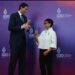 Menteri Luar Negeri Retno Marsudi (kanan) menyambut Menlu Belanda Wopke Hoekstra dalam Pertemuan Menteri Luar Negeri G20 di Nusa Dua, Bali, Jumat (8/7/2022). (MASAPNEWS/ANT)