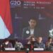 Menteri Luar Negeri RI Retno Marsudi saat menyampaikan pidato pembukaan secara virtual dalam Pertemuan Sherpa G20 kedua di Labuan Bajo, Nusa Tenggara Timur, Minggu (10/7/2022). (MASAPNEWS/ANT)