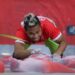 Arsip foto - Atlet panjat tebing Indonesia Aspar Jaelolo beradu kecepatan pada nomor speed saat simulasi pra-Olimpiade di Arena Panjat Tebing Mandala Krida, DI Yogyakarta. Kamis (20/9/2019). Uji pertandingan antaratlet pelatnas panjat tebing tersebut untuk meningkatkan kemampuan menjelang kejuaraan dunia di Villars, Swiss dan Chamonix, Prancis pada Juli mendatang. (MASAPNEWS/ANT)