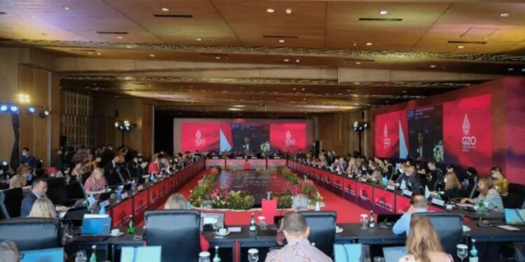 Suasana Pertemuan Sherpa Ke-2 di Labuan Bajo, NTT, Minggu (10/7/2022). (MASAPNEWS/ANT/HO-Kemenko Perekonomian)