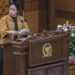 Ketua DPR Puan Maharani memberikan sambutan saat rapat paripurna ke-28 masa persidangan V tahun 2021-2022 di Kompleks Parlemen, Senayan, Jakarta, Kamis (7/7/2022). (MASAPNEWS/ANT)