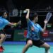 Ganda putri Apriyani Rahayu/Siti Fadia Silva Ramadhanti hanya butuh 30 menit untuk mengamankan tiket di babak perempat final Singapore Open 2022 yang didulang lewat kemenangan pasangan asal Jerman Linda Efler/Isabel Lohau, Kamis (14/7/2022). (MASAPNEWS/ANT/HO-dokumentasi PBSI)