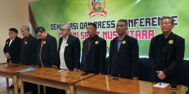 Deklarasi Perkumpulan Petani Sawit Nusantara (PSN) di Jakarta, Minggu (17/7/2022) (MASAPNEWS/ANT/HO/PSN)