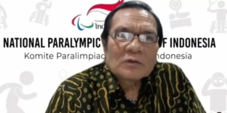 Hasil tangkap layar Ketua National Paralympic Committee (NPC) Indonesia, Senny Marbun, menjelaskan target medali dalam Asean Para Games (APG) XI 2022, dalam diskusi daring Forum Merdeka Barat FMB-8 IKP Kominfo RI, Rabu (20/7/2022). (MASAPNEWS/ANT/youtube.com/FMB9ID_IKP)