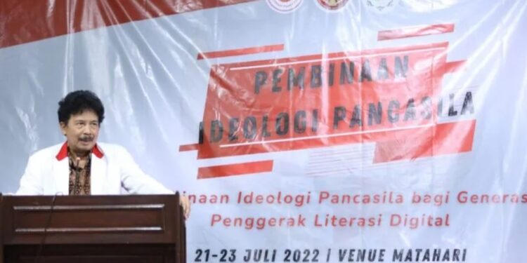 Kepala BPIP Yudian Wahyudi dalam kegiatan Diklat Pancasila Bagi Generasi Milenial di Yogyakarta. (MASAPNEWS/ANT/HO-Tim Humas BPIP dan UIN Yogyakarta)