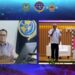 Menteri Perhubungan Budi Karya Sumadi (kiri) dalam acara Lecture International Series 1 bertema “Kolaborasi Menuju Pendidikan Maritim Berkelanjutan dan Pertumbuhan Sumber Daya Manusia” dengan mengundang Profesor tamu Sun-Young Lim dari Korea Maritime and Ocean University (KMOU), Korea Selatan, pada Senin (25/7). (MASAPNEWS/Kemenhub)