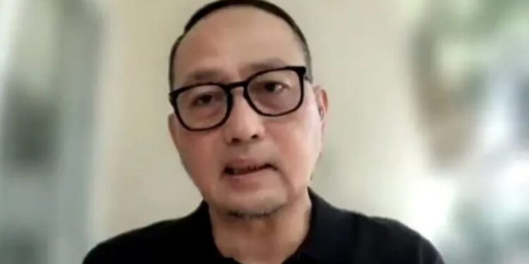 Direktur Jenderal Aplikasi Informatika, Kominfo, Semuel Abrijani Pangerapan, dalam jumpa pers virtual, Minggu (31/7). (MASAPNEWS/ANT/Tangkapan layar)