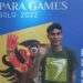 Suryo Nugroho menang dua gim langsung atas tunggal putra Van Anh Tuan dengan skor 21-10, 21-11 di Edutorium UMS, Solo, Jawa Tengah, Minggu (31/7/2022). Hasil ini membuat Indonesia menempati posisi teratas dalam klasemen nomor beregu putra para-badminton ASEAN Para Games 2022. (MASAPNEWS/ANT)