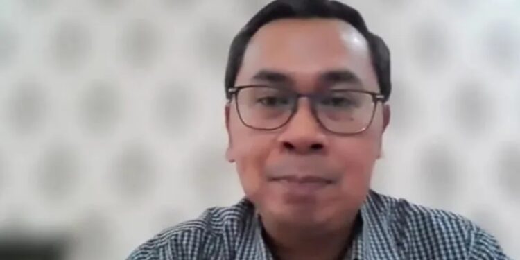 Tangkapan layar Staf Khusus Menteri Keuangan Bidang Komunikasi Strategis Yustinus Prastowo Rilis Survei Indikator Politik Indonesia yang dipantau di Jakarta, Minggu (31/7/2022). (MASAPNEWS/ANT)