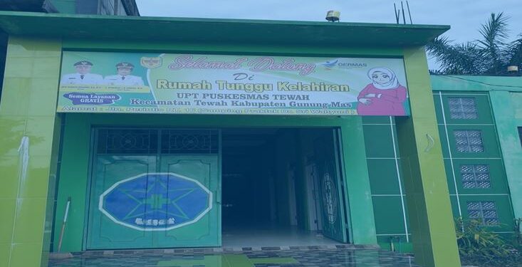Rumah tunggu kelahiran di Kecamatan Tewah, Kabupaten Gunung Mas, Kalimantan Tengah. (IST)