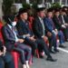 Anggota DPRD Kotawaringin Timur hadir mengikuti upacara pengibaran bendera merah putih memperingati HUT ke-77 Kemerdekaan Republik Indonesia di halaman kantor bupati, Sampit, Rabu (17/8/2022) pagi. (ANT)