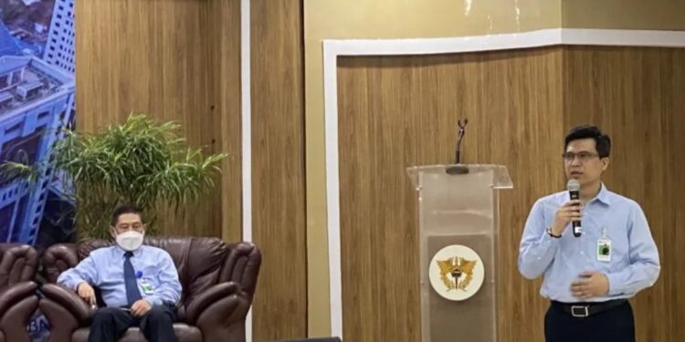 Direktur Fasilitas Kepabeanan Direktorat Jenderal Bea dan Cukai (DJBC) Kementerian Keuangan Untung Basuki dalam Press Tour 2022 di Bandung, Rabu (10/8/2022). (MASAPNEWS/ANT)