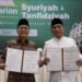 Menteri Perdagangan Zulkifli Hasan mendorong Usaha Mikro Kecil Menengah (UMKM) santri naik kelas dengan menandatangani nota kesepahaman dengan Ketua Umum Pengurus Besar Nahdlatul Ulama (PBNU) Yahya Cholil Staquf. (MASAPNEWS/ANT/Kementerian Perdagangan)