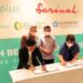 Suasana penandatanganan nota kesepahaman "Sarinah Bebas Food Waste" antara Badan Pangan Nasional (BPN), Himpunan Peritel dan Penyewa Pusat Perbelanjaan Indonesia (Hippindo), Sarinah Mall, dan Surplus Indonesia di Jakarta, Senin (15/8/2022). (MASAPNEWS/ANT)